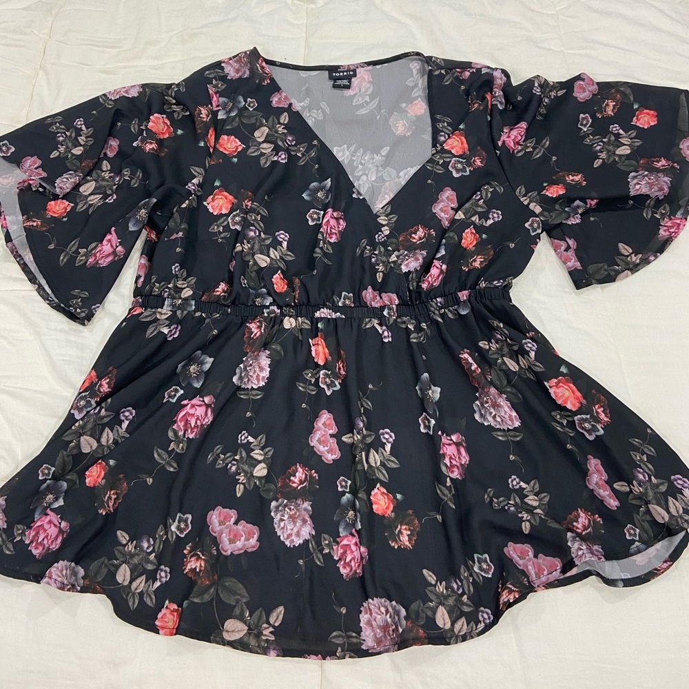 Torrid Flower Blouse Lot!